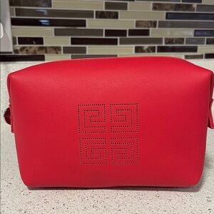 Givenchy perfums Red Cosmetic Pouch
